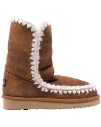 Mou - Round-Toed Ankle Boots - Lyst
