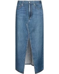 Rag & Bone - Denim Pencil Skirt - Lyst