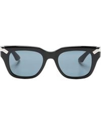 McQueen - Eyewear Punk Rivet Square-Frame Tinted Sunglasses - Lyst