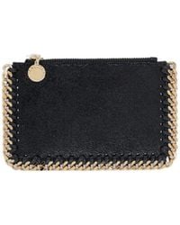 Stella McCartney - Chain-Trim Zip Wallet - Lyst
