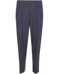 Herno - Elasticated-Waistband Tailored Trousers - Lyst