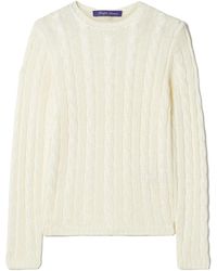 Ralph Lauren - Cable-Knit Crewneck Jumper - Lyst
