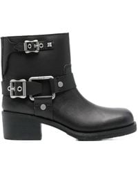Ash - Thick Heeled Short Boots - Lyst
