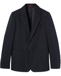 Gucci - Gg Cotton Gabardine Jacquard Jacket - Lyst