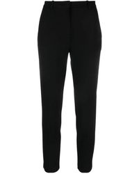 Pinko - High Waist Tapered Leg Trousers - Lyst