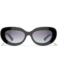 CHANEL - Full Frame Sunglasses - Lyst