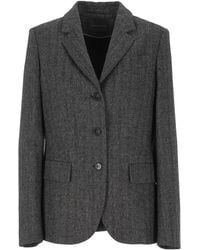 Lorena Antoniazzi - Long-Sleeve Single-Breasted Jacket - Lyst