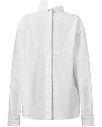 Givenchy - Stand Collar Long Sleeve Shirt - Lyst