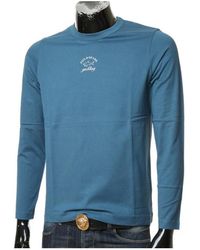 Paul & Shark - Round-Necked Logo T-Shirt - Lyst