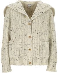 Bottega Veneta - Long-Sleeved Knitted Cardigan - Lyst