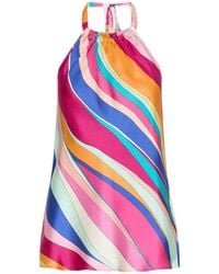 Marella - Silk Halterneck Top - Lyst