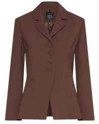 Marella - Semi-Fitted Envers Satin Blazer - Lyst