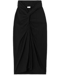 Dries Van Noten - Knotted Jersey Skirt - Lyst