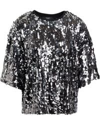 Weekend by Maxmara - Solidcolor Shortsleeve Mesh Tshirt - Lyst