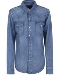 Polo Ralph Lauren - Long-Sleeved Button-Up Denim Shirt - Lyst