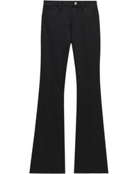 Courreges - Courrèges Pressed Crease Bootcut Trousers - Lyst