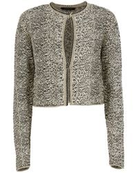 Fabiana Filippi - Long-Sleeved Knitted Cardigan - Lyst