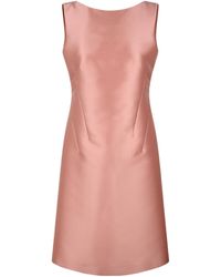 Alberta Ferretti - Raso Midi Dress - Lyst