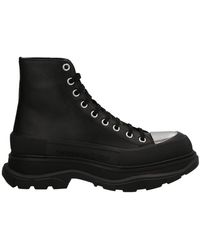 McQueen - Tread Slick Lace-Up Boots - Lyst