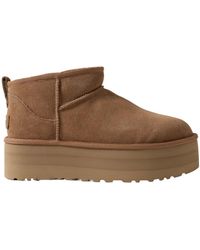 UGG - Mini Platform Shearling Boots - Lyst