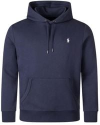 Polo Ralph Lauren - Logo Embroidered Drawstring Hoodie - Lyst