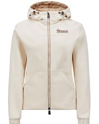 Moncler - Grenoble Logo Detailed Drawstring Hoodie - Lyst