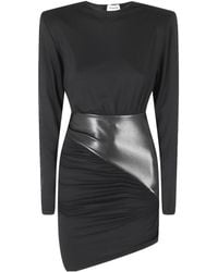 ANDAMANE - Ursula Draped Mini Dress - Lyst