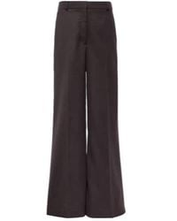 Stella McCartney - High-Rise Wool Wide-Leg Pants - Lyst