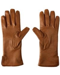 Gucci - Classic Tailored Leather Gloves - Lyst