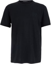Dolce & Gabbana - Logo Patch T-Shirt - Lyst