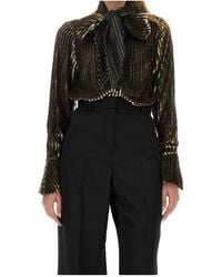 Nina Ricci - Pussy-Bow Embellished Blouse - Lyst