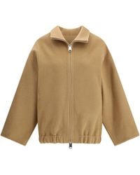 KHAITE - Garret High Neck Zipped Jacket - Lyst