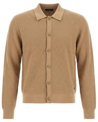 BOSS - Logo-Patch Cardigan - Lyst