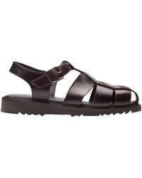 Paraboot - Buckle Round-Toe Sandals - Lyst