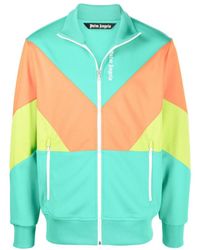 Palm Angels - Color Block Zipped Track Jacket - Lyst