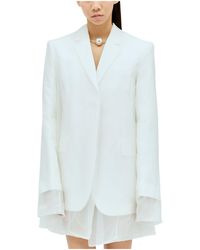 Sportmax - Single-Breasted Long-Sleeved Jacket - Lyst