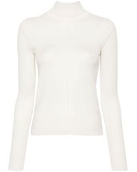 Chloé - Chloé Crewneck Long-Sleeve Top - Lyst