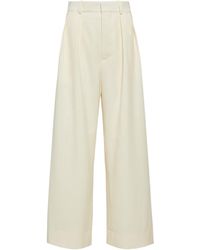 Wardrobe NYC - Low-Rise Wide-Leg Casual Pants - Lyst