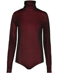 Maison Margiela - Viscose Jersey Bodysuit - Lyst