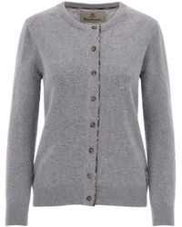 Barbour - Long-Sleeve Knit Cardigan - Lyst