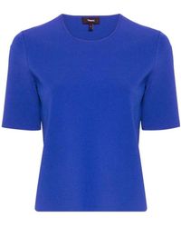 Theory - Short-Sleeve Jersey T-Shirt - Lyst