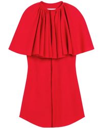 Ami Paris - Ami Ruffled Mini Dress - Lyst