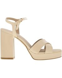 Stuart Weitzman - Thick Soled High-Heeled Sandals - Lyst