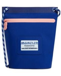 Moncler - X Salehe Bembury Amoeba Logo Patch Zipped Messenger Bag - Lyst