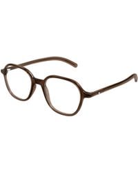 Montblanc - Eyewear Square Frame Glasses - Lyst