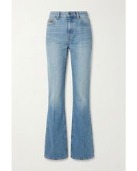 Gucci - Flared Bleached Denim Jeans - Lyst