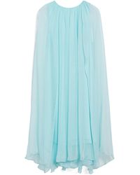 Max Mara - Pianoforte Tulle Crewneck Sleeveless Dress - Lyst