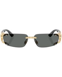 Versace - Frameless Sunglasses - Lyst