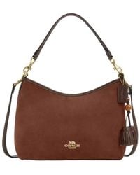 COACH - Laurel Shoulder Bag With Tassels - Lyst