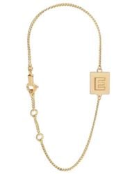 Celine - Alphabet E Bracelet - Lyst